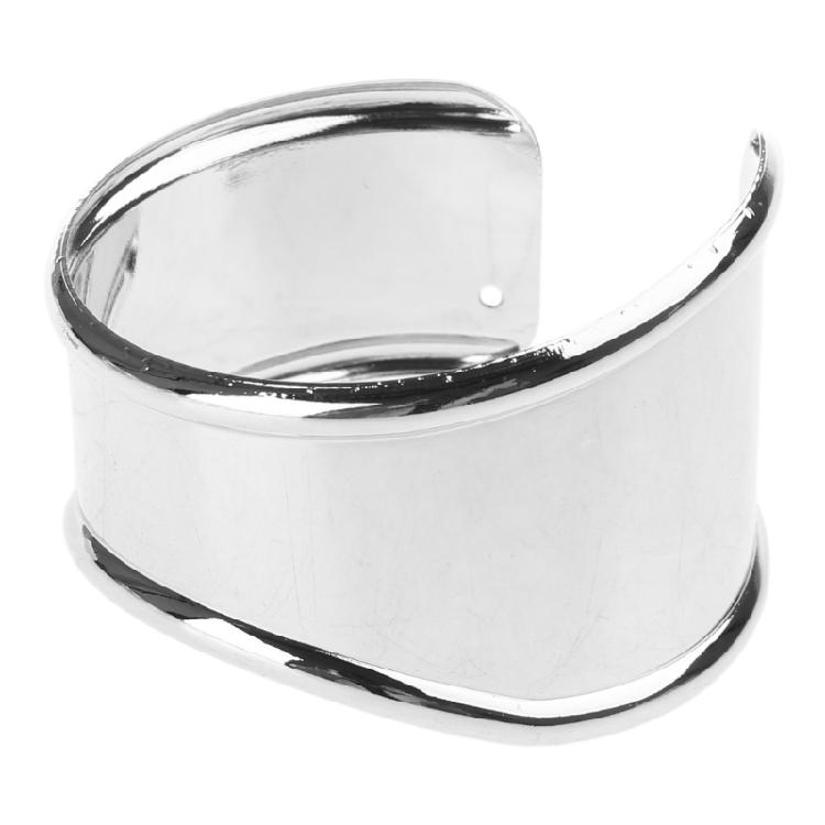 Уникальный браслет неправильной формы с широкой лицевой частью Модный браслет с широким открытием неправильной формы